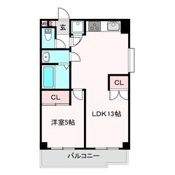 エール阿倍野元町の物件間取画像